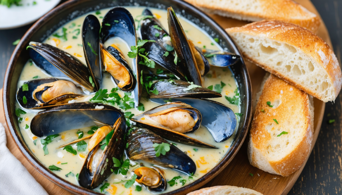 découvrez notre recette gourmande et rapide de moules à la crème, parfaite pour un repas simple et savoureux en toute occasion.