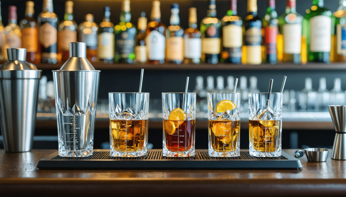 découvrez notre guide pratique des mesures standard d'alcool en centilitres pour préparer parfaitement vos cocktails et gérer les doses au bar avec précision.