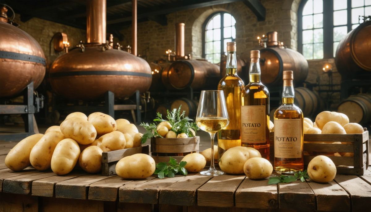 découvrez l'alcool de pomme de terre en france : explorez ses procédés de fabrication, ses différentes variétés et ses nombreuses applications dans la gastronomie et la distillation.