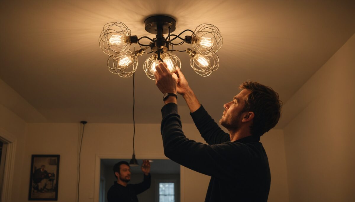 Installation d'un luminaire à 2 fils sans terre : guide pratique et sécurisé