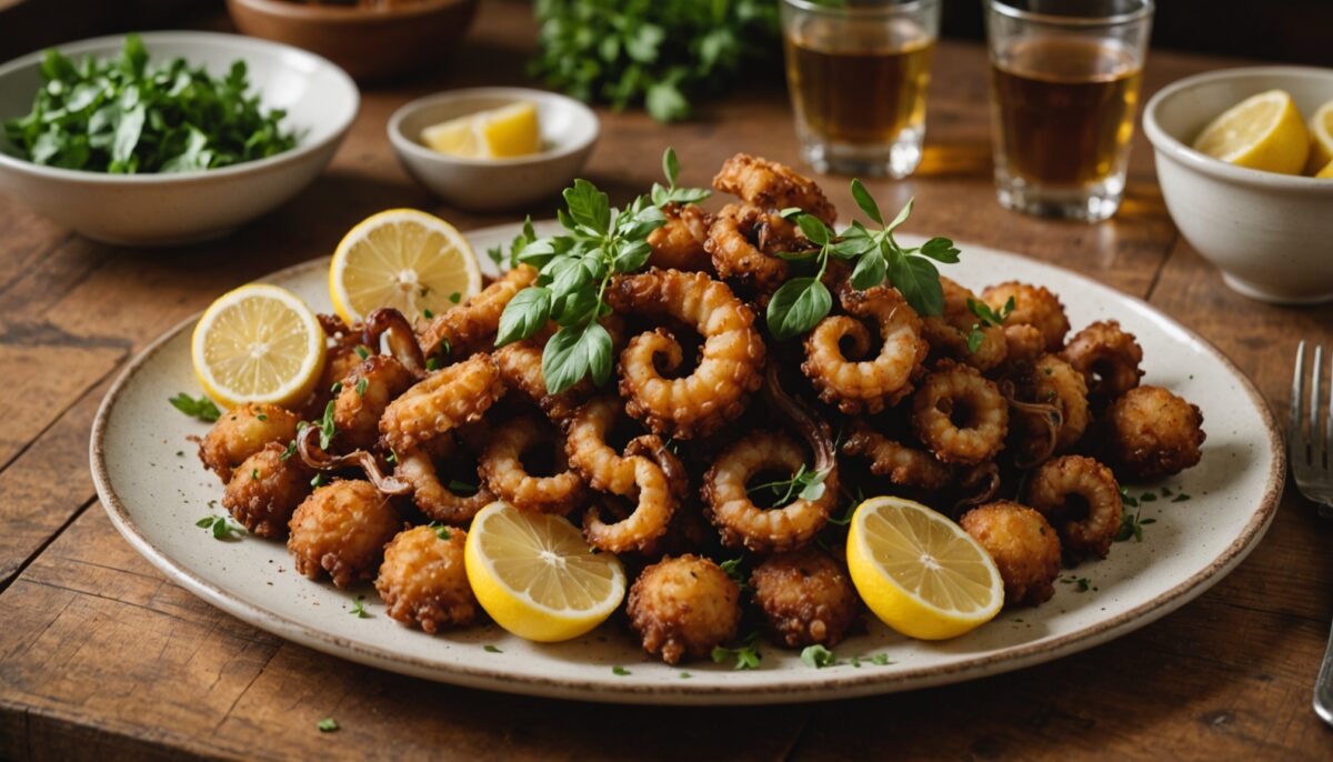 Délice croustillant : la recette facile du poulpe frit à savourer