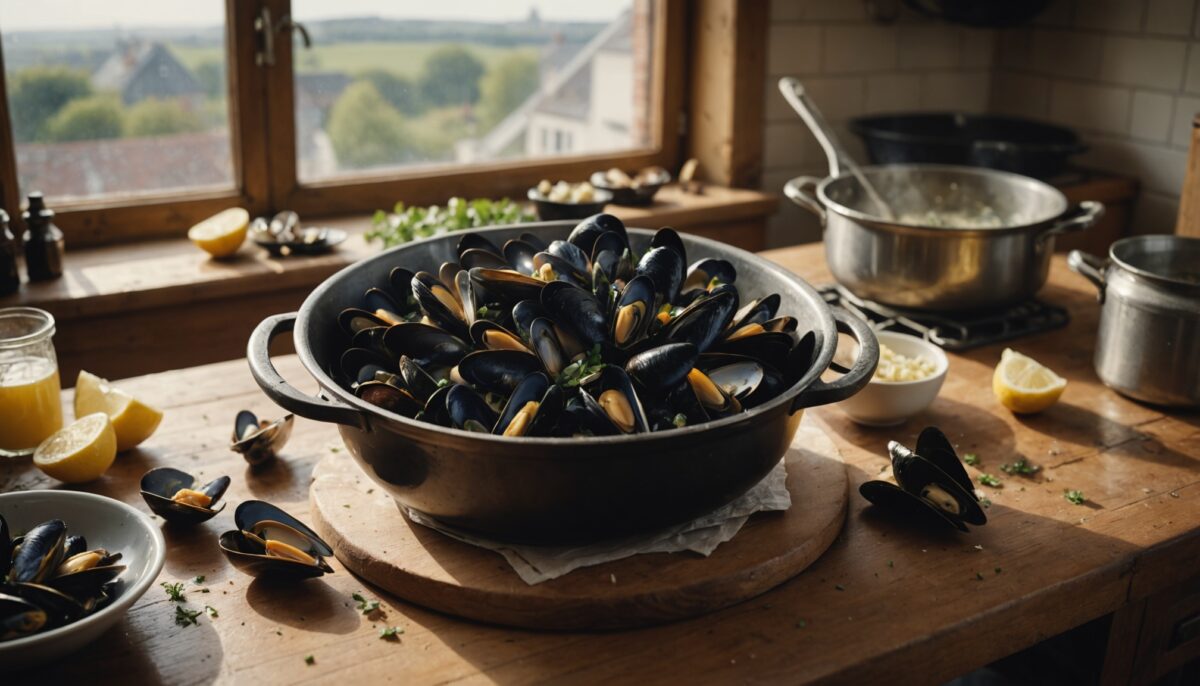 Moules marinières comme chez grand-mère : la recette authentique et facile à réaliser