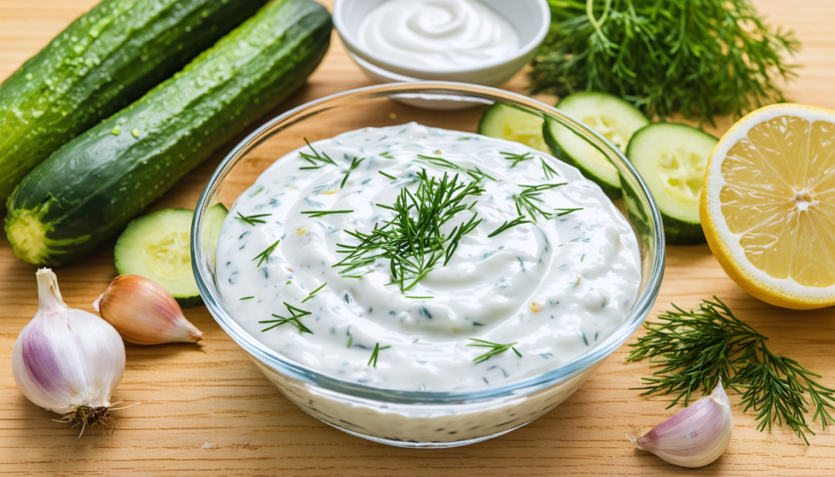 découvrez la recette fraîche et facile du tzatziki maison proposée par tonbonbon.fr, idéale pour accompagner vos plats méditerranéens et apporter une touche de fraîcheur à vos repas.