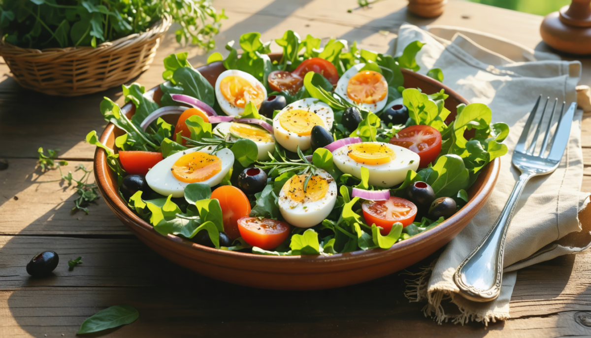 découvrez la recette authentique de la salade pascale provençale, simple et rapide à préparer pour un délicieux repas traditionnel.
