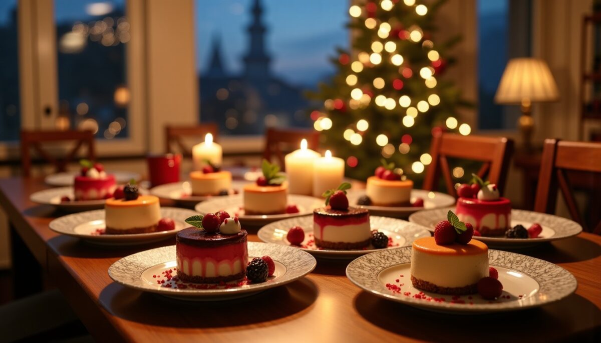 Cinq desserts élégants pour sublimer votre réveillon de Noël au-delà de la bûche classique