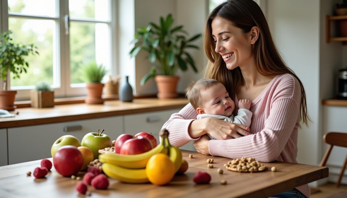 Snacks Sains pour les Mamans Allaitantes : Astuces Simples pour Maintenir Énergie et Nutrition