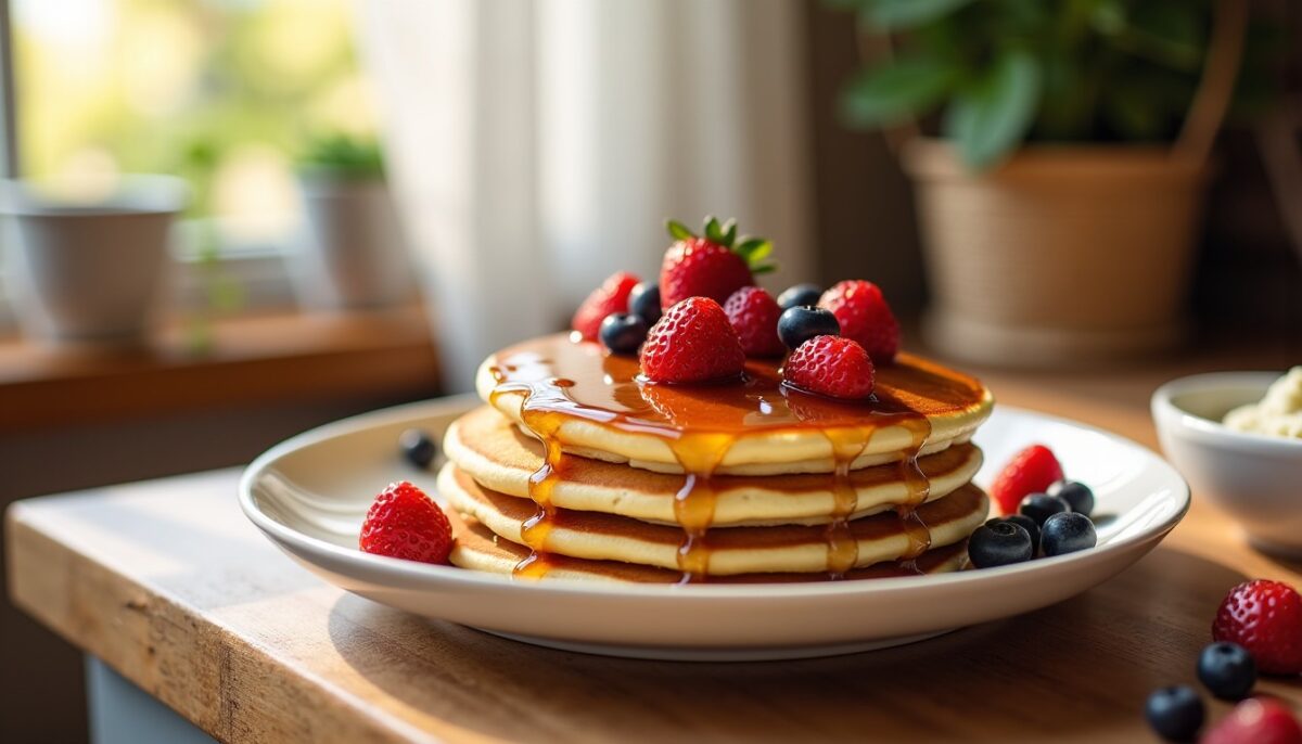 Délicieux pancakes moelleux sans lait : une recette simple et rapide à adopter