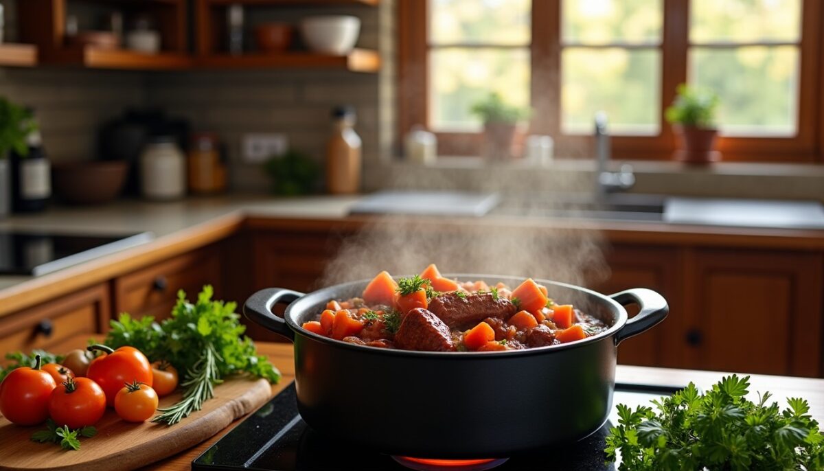 Civet de sanglier classique au vin rouge : une recette facile et savoureuse